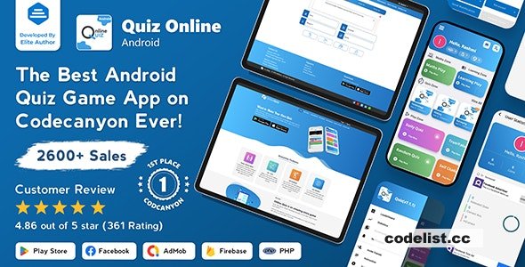 Quiz Online v7.1.4 - Trivia Quiz - Android Quiz Game with Web Quiz + Admin Panel - nulled