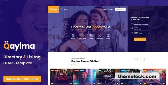 Qayima - Directory & Listing HTML5 Template
