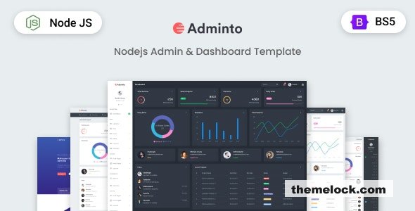Download Adminto – NodeJS Admin & Dashboard Template | Free Nulled Scripts