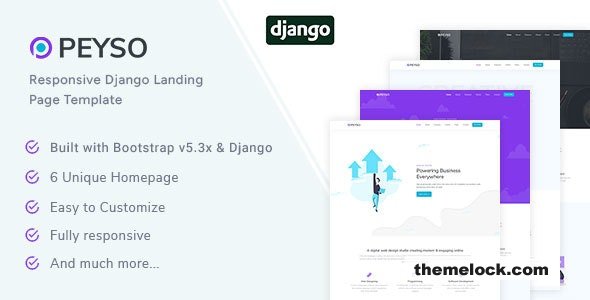 Download Peyso – Django Landing Page Template | Free Nulled Scripts