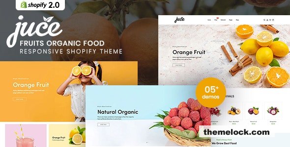 Juce - Fruits Organic Food Responsive Shopify Theme