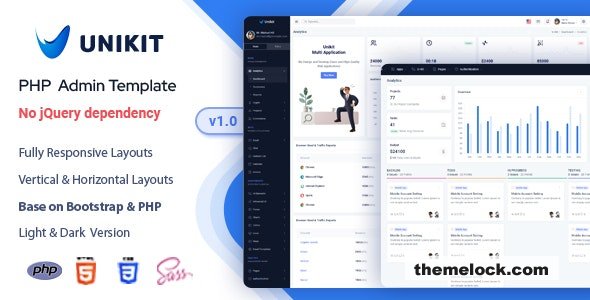 Download Unikit – PHP Admin & Dashboard Template | Free Nulled Scripts