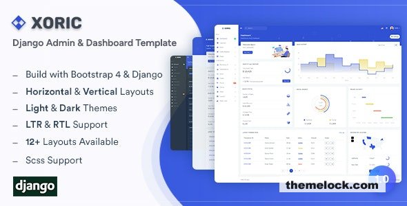 Download Xoric v1.0.0 – Django Admin & Dashboard Template | Free Nulled Scripts