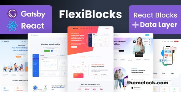 Download FlexiBlocks v4.0.0 – React Gatsby Landing Page Templates | Free Nulled Scripts