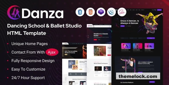 Danza v1.0 - Dancing School and Ballet Studio HTML Template