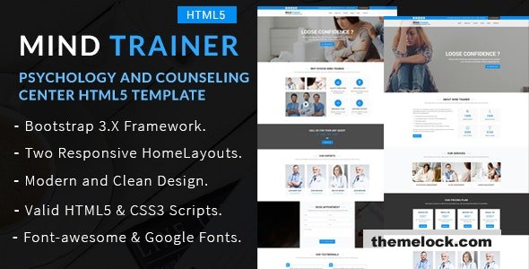 Mind Trainer - Psychology and Counseling Center HTML5 Template