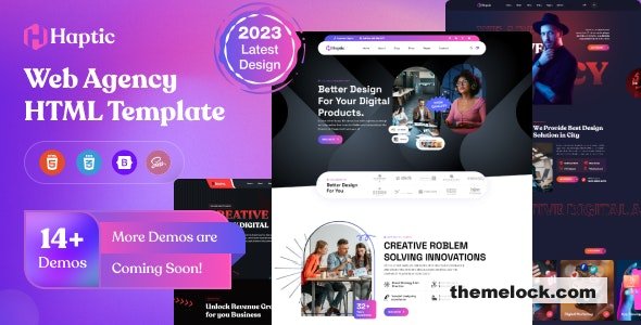 Haptic - Web Design Agency HTML Template