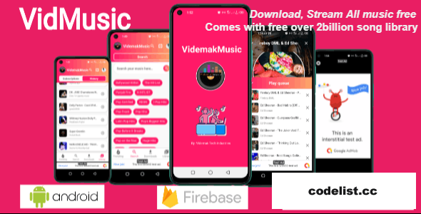 Videmak Music v2.0.5 - Automatic Music Downloading and streaming Android application