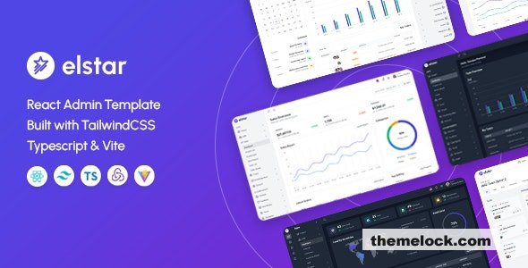 Download Elstar v2.0.1 – React Tailwind Admin Template (React 18) | Free Nulled Scripts