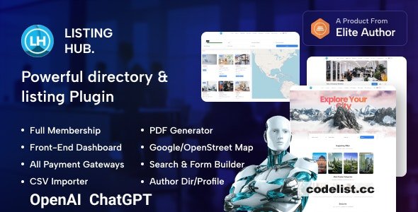 ListingHub v1.1.6 - WordPress Business Directory Listing Plugin
