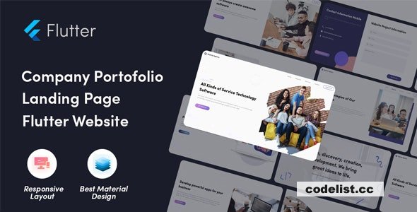 Software Flutter Website v1.0 - Company Profile in flutter 3.0 flutter website