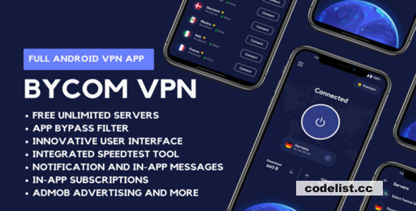 Bycom VPN v1.6 - Secure and Private Android VPN