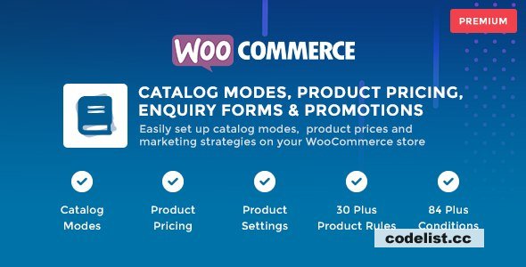 WooCommerce Catalog Mode v1.1.3 - Pricing, Enquiry Forms & Promotions