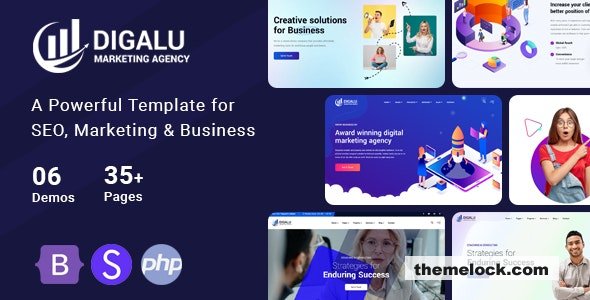Digalu v1.0.1 - Digital Marketing Agency HTML Template