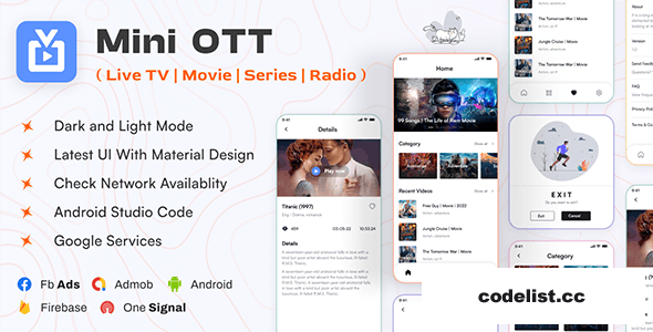 Mini OTT v2.0 - Live TV, Streaming, Movie, Radio