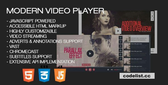 Modern Video Player for Wordpress v10.21