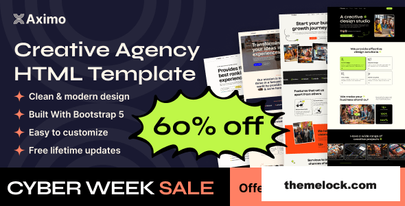 Aximo - Creative Agency HTML Template