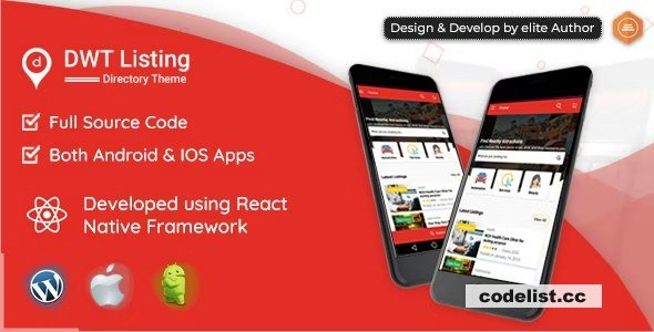 DWT Listing v2.1.5 - Directory & Listing React Native App