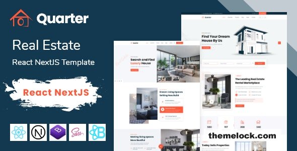 Quarter - Real Estate React NextJS Template