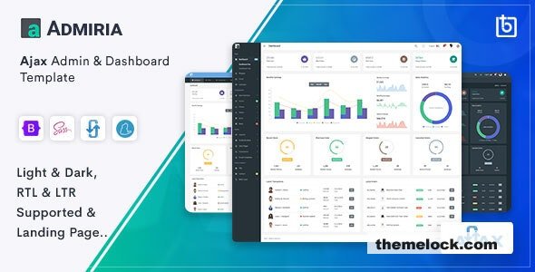 Admiria - Ajax Admin & Dashboard Template