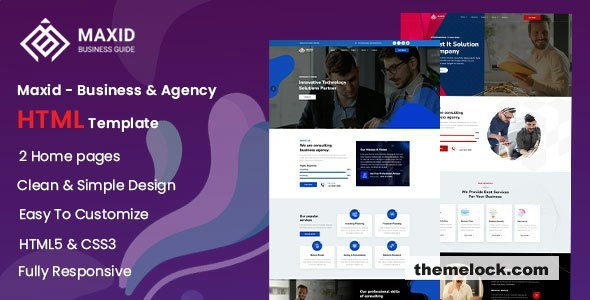 Maxid - Business & Agency HTML Template