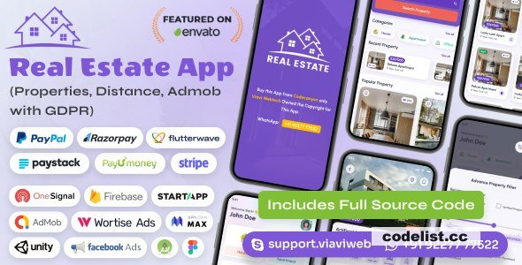 Android Real Estate App (Properties, Distance, Admob with GDPR) - 23 September 2023
