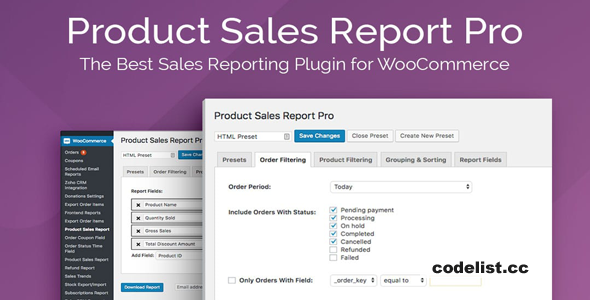 Product Sales Report Pro for WooCommerce v2.2.51