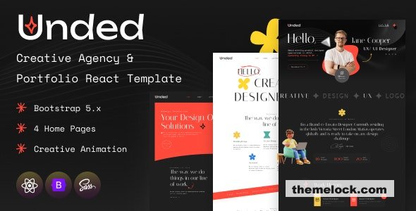 Unded - Creative Agency and Portfolio React Template