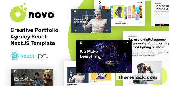 Onovo - React Portfolio Agency NextJS Template