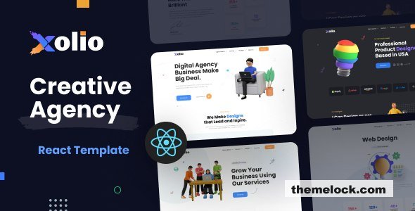 Xolio - Creative Agency & Portfolio React Template
