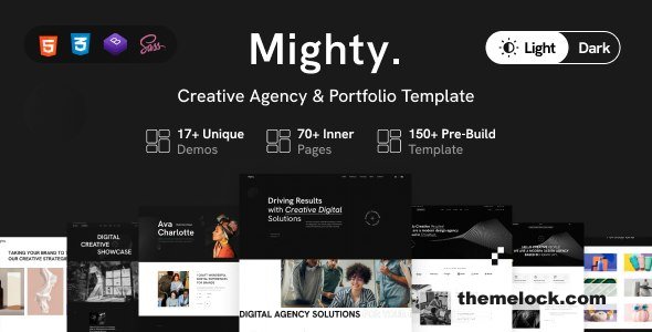 Mighty - Creative Agency & Portfolio Showcase Template