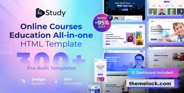 HiStudy v1.1.0 - Online Courses & Education Template