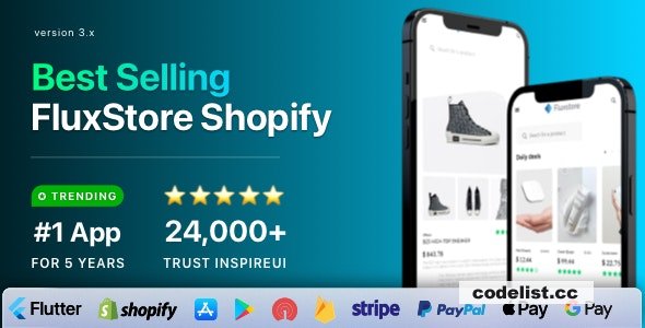 FluxStore Shopify v5.3.0 - The Best Flutter E-commerce app