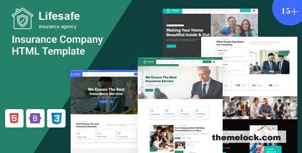 Lifesafe - Insurance Company HTML Template