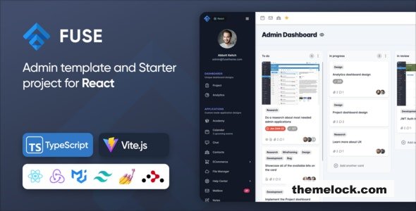 Fuse React TS v10.3.0 - Redux, RTK Query, TypeScript, Vite, Admin Dashboard Template