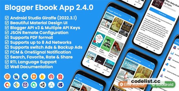 Blogger Ebook App v2.4.0 - Blogger API v3
