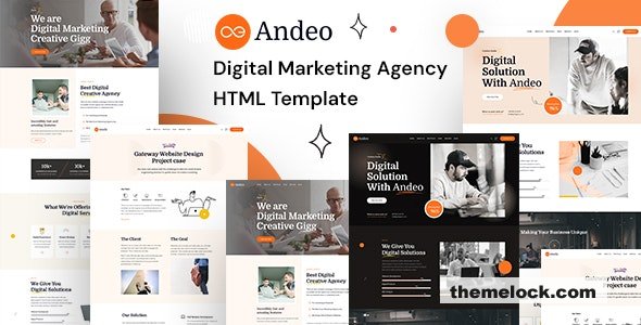Andeo - Digital Marketing Agency HTML Template