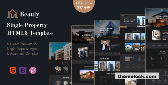 Beauly - Single Property HTML Template