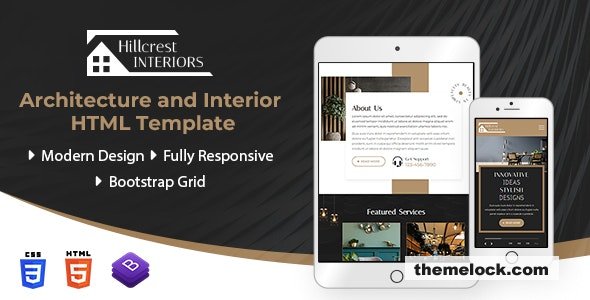 Hillcrest - Interior Design HTML Template