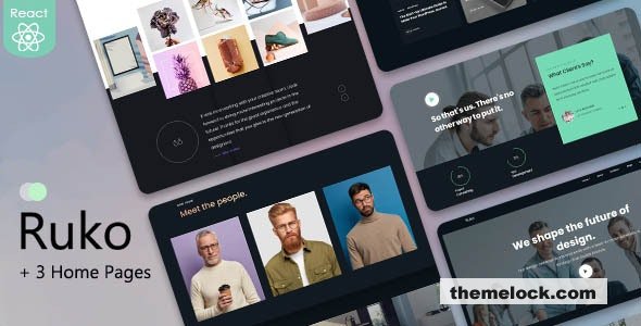 Ruko - React Creative Agency & Showcase Portfolio