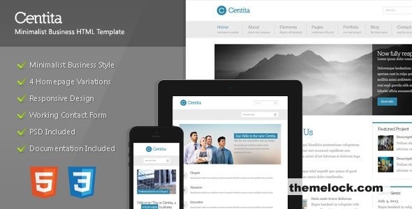 Centita - Minimalist Business Template