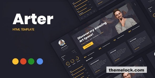 Arter - CV Resume Portfolio Template