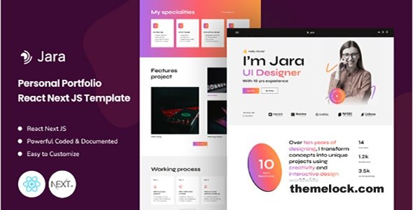 Jara v1.0 - Personal Portfolio React NextJS Template
