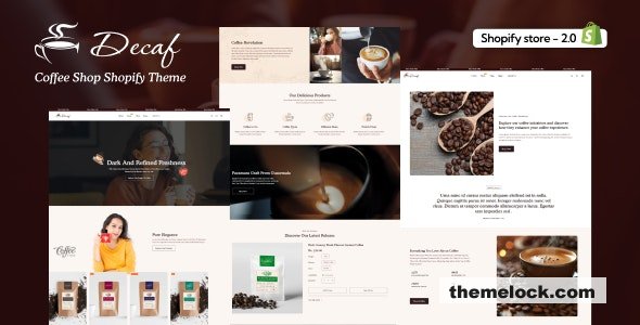 Decaf - Coffee Shop Shopify Theme