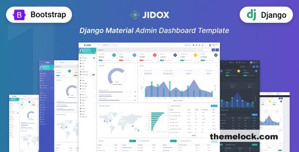 Jidox - Django Admin Dashboard Template