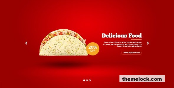 Butazzo - Fast Food and Restaurant Responsive Bootstrap Slider