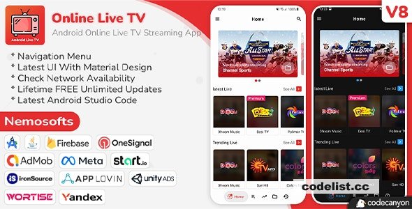 Android Online Live TV Streaming v10.3 - nulled