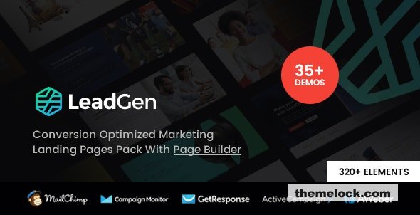 LeadGen v1.8 - Multipurpose Marketing Landing Page Pack with HTML Builder