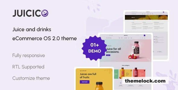 Juicico - The Juice & Drink Ecommerce Shopify Theme