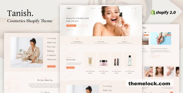 Tanish - Beauty Cosmetics Shopify Theme OS 2.0